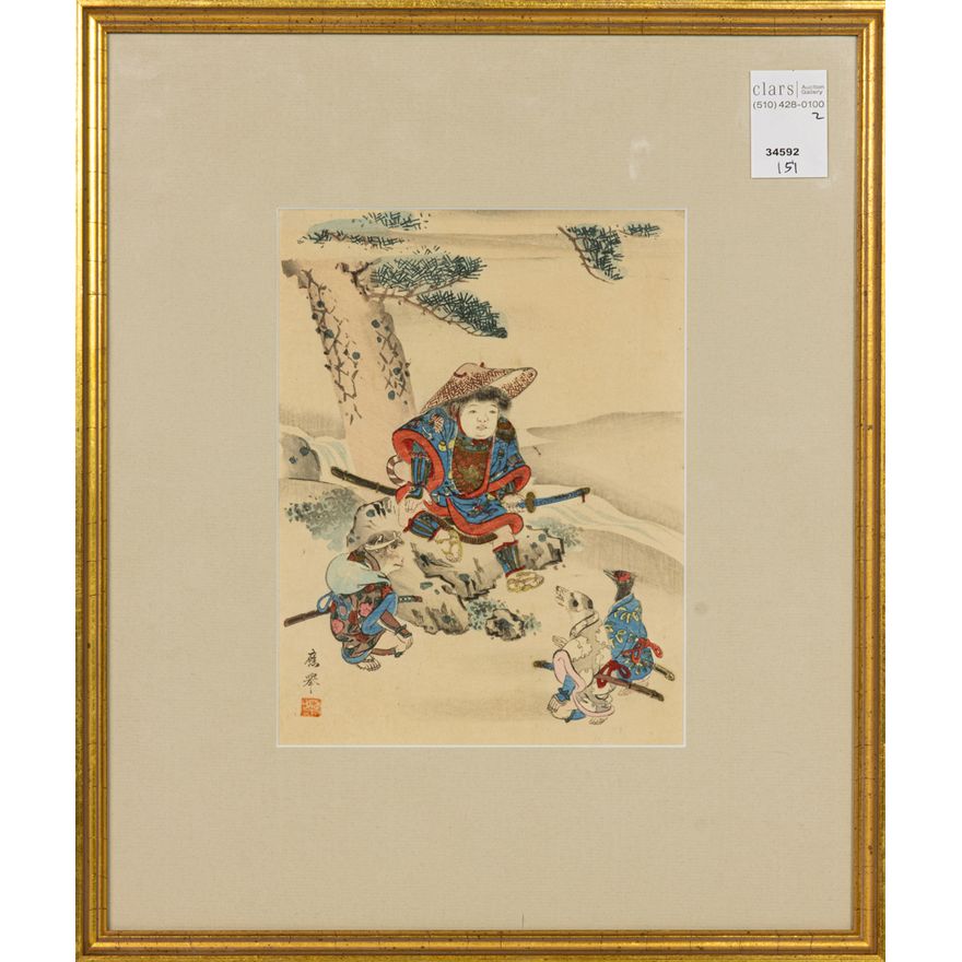 (lot of 2) Japanese woodblock prints