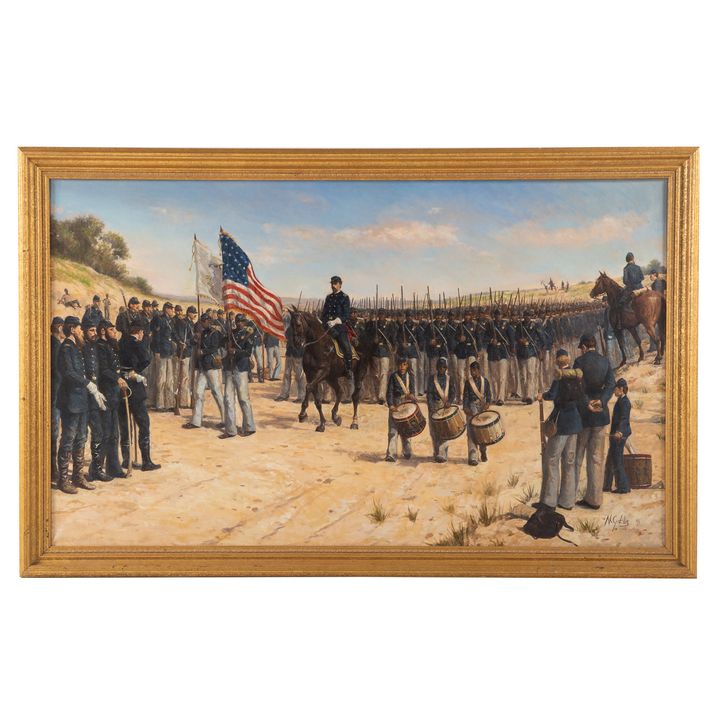 Nathaniel K. Gibbs."A Sense Of Glory," Oil