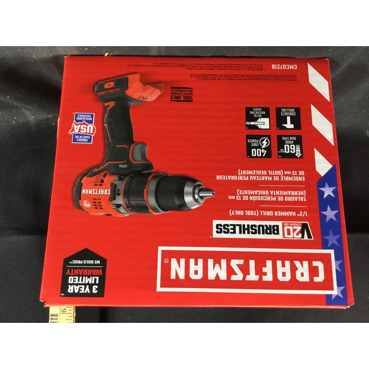 Craftsman V20 Brushless 1/2" Hammer Drill *Tool Only