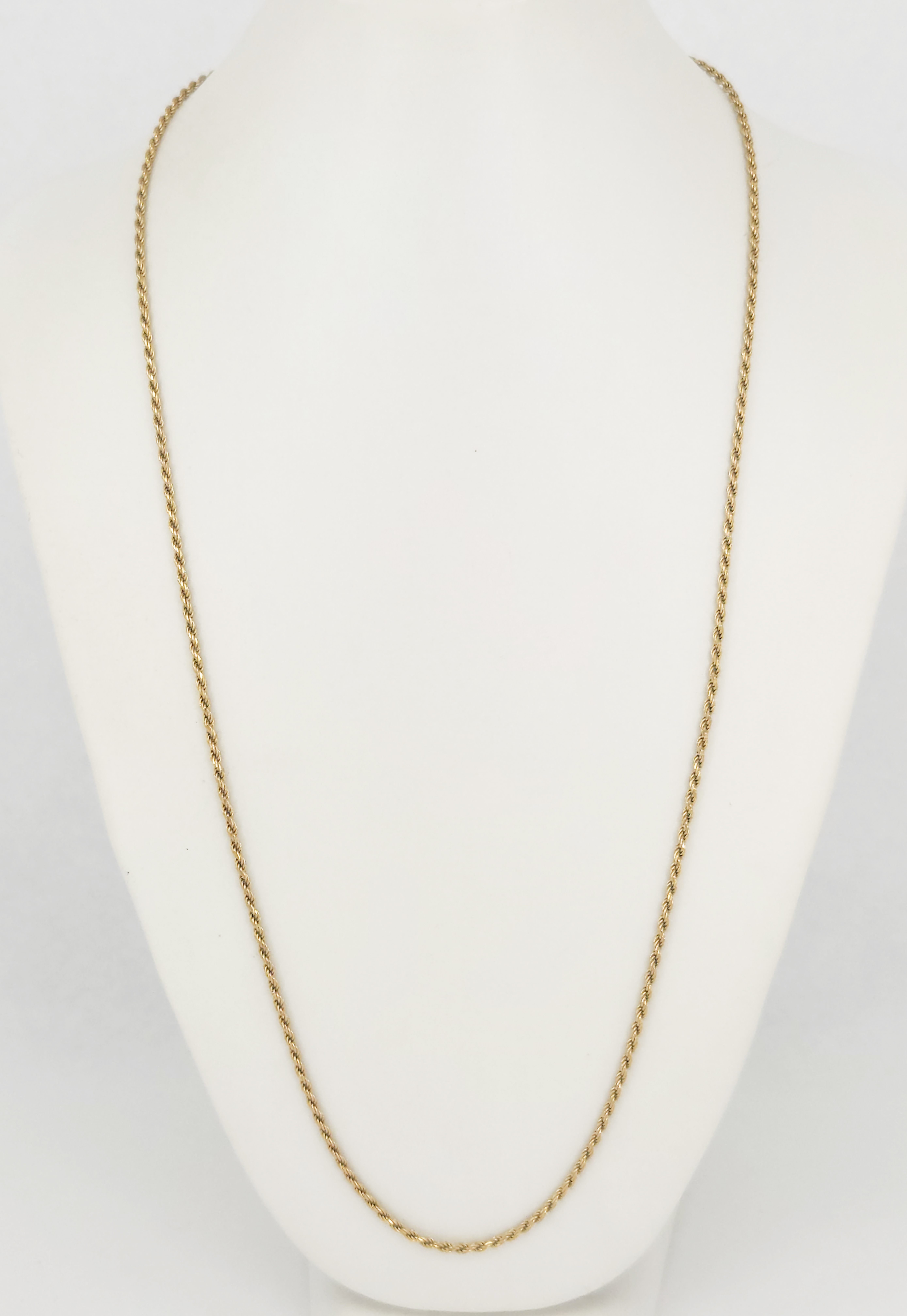 A 9ct Gold Rope-Link Neckchain