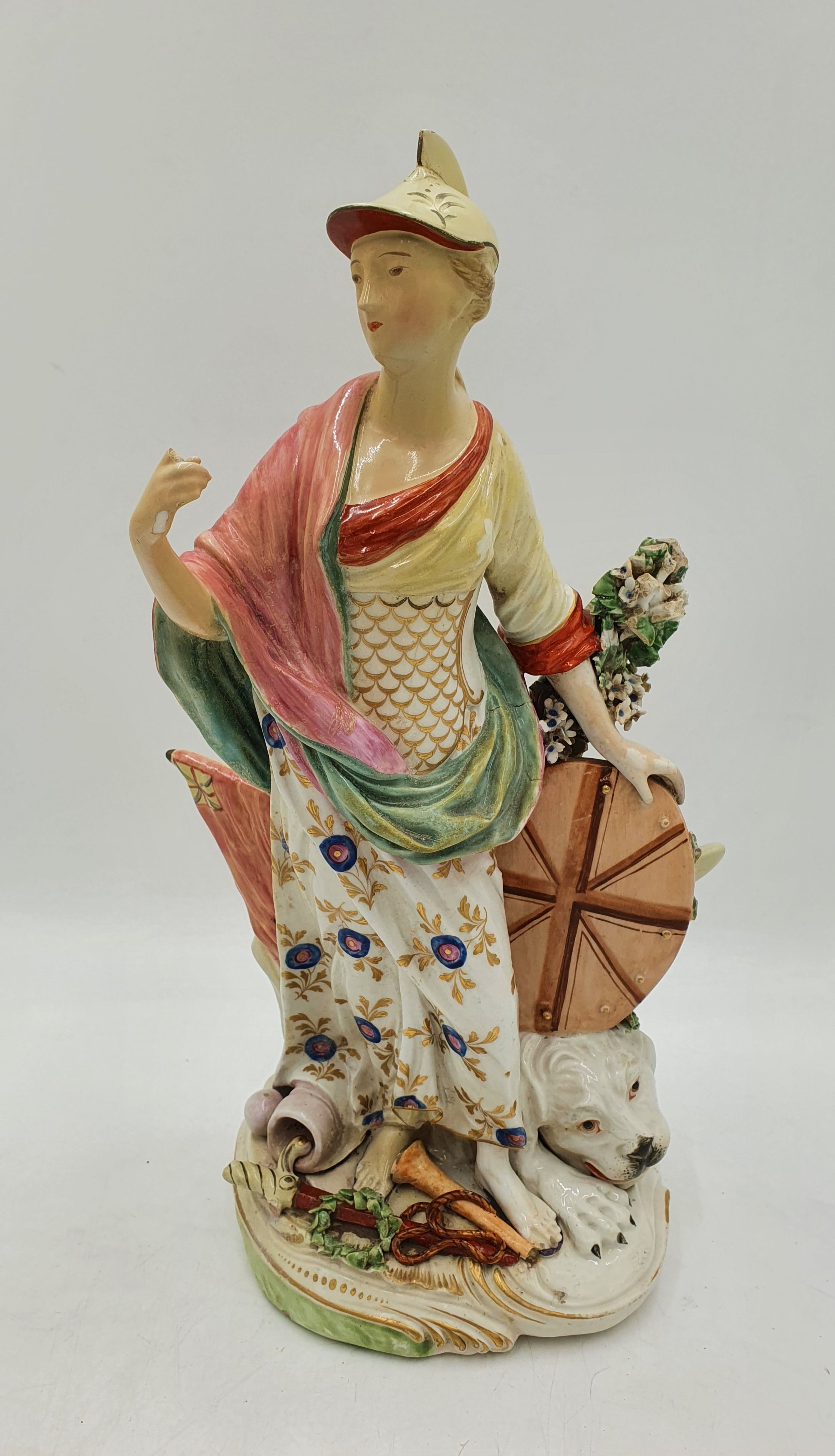A Derby Porcelain Figure Of 'Britannia'