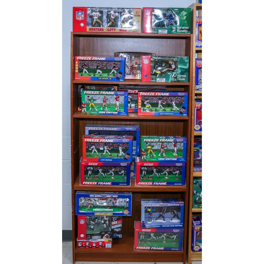 A Selection of Starting Lineup Figurines