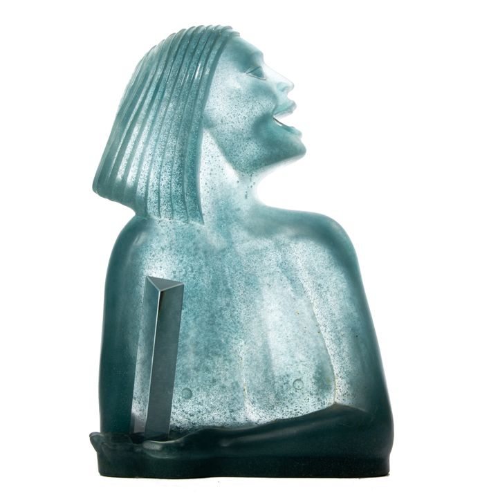 Daum, relief of Femme et Obelisque