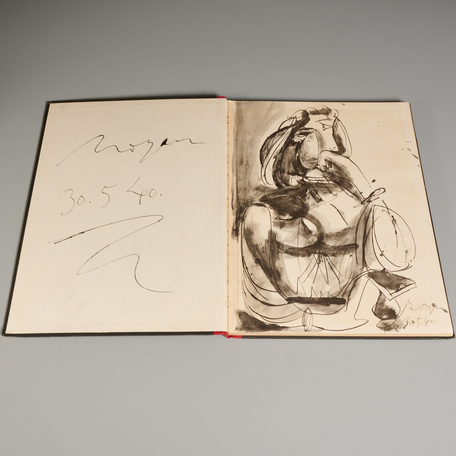 新色入荷Pablo Picasso Carnet de dessins　ピカソのスケッチブック　限定1200部　CAHIERS D\'ART　1948年　仏語 画集