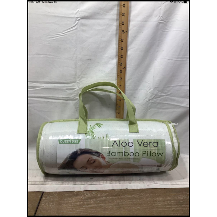 Aloe Vera Bamboo Pillow- Queen Size