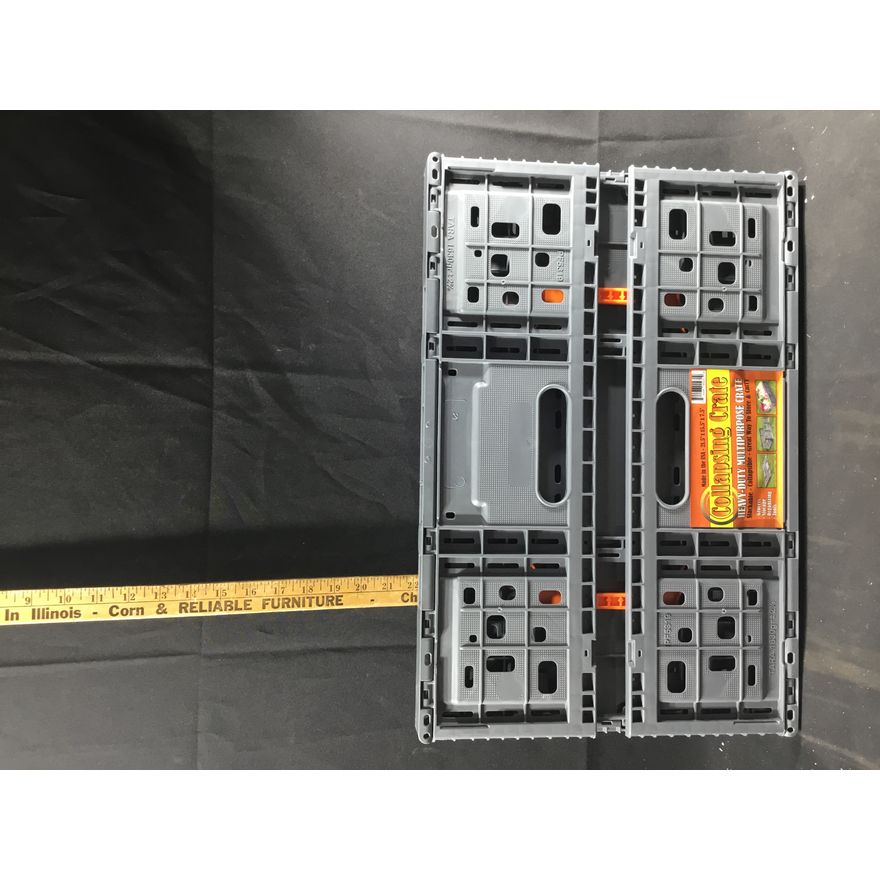 Collapsing Crate Heavy Duty Multipurpose Crate - 21.5"x 15.5" x 7.5"
