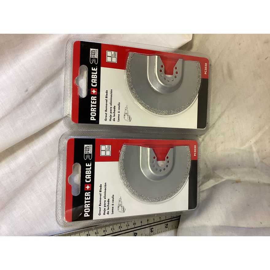 (2) Porter Cable Grout Removal Blade