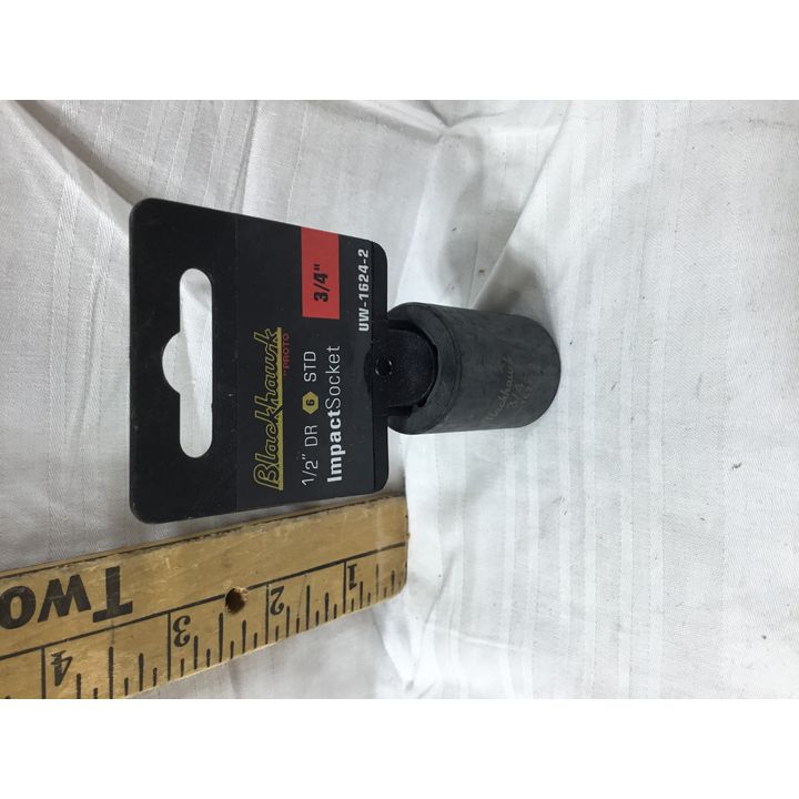 Blackhawk 1/2" DR 6 Pt STD Impact Socket 3/4"