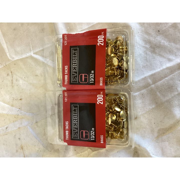 (2) Everbilt 13/32'' Thumb Tacks (22pk)