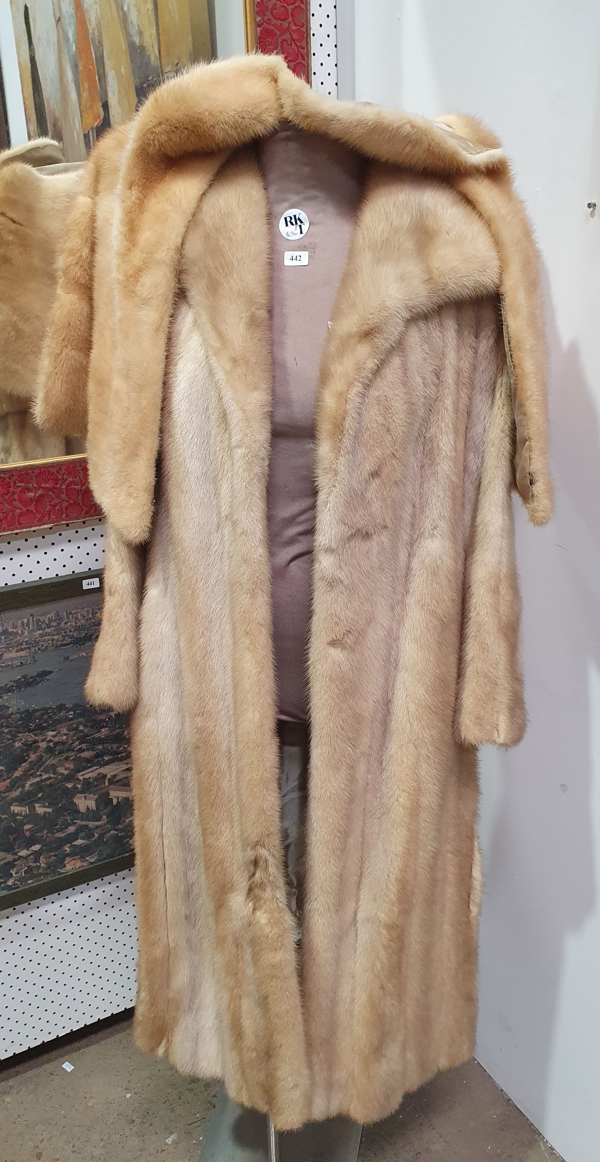 A MINK COAT AND BOLERO