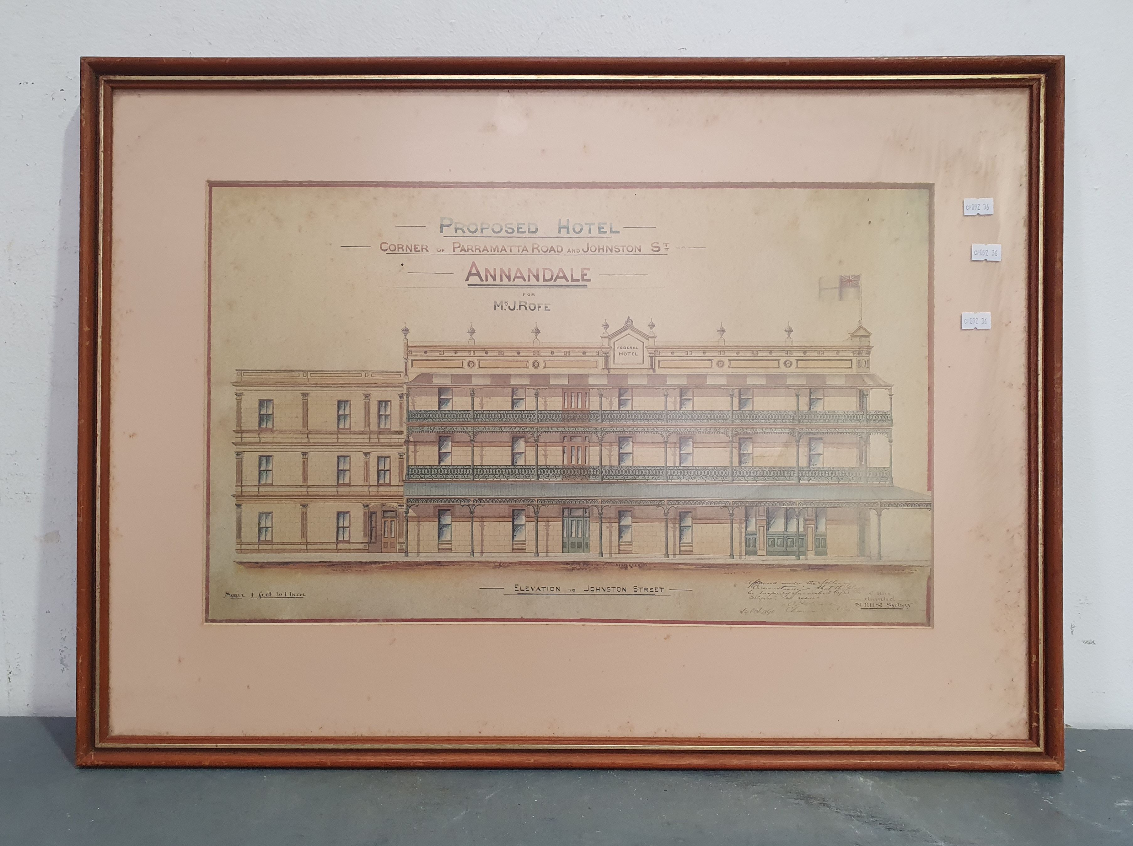 A FRAMED PRINT