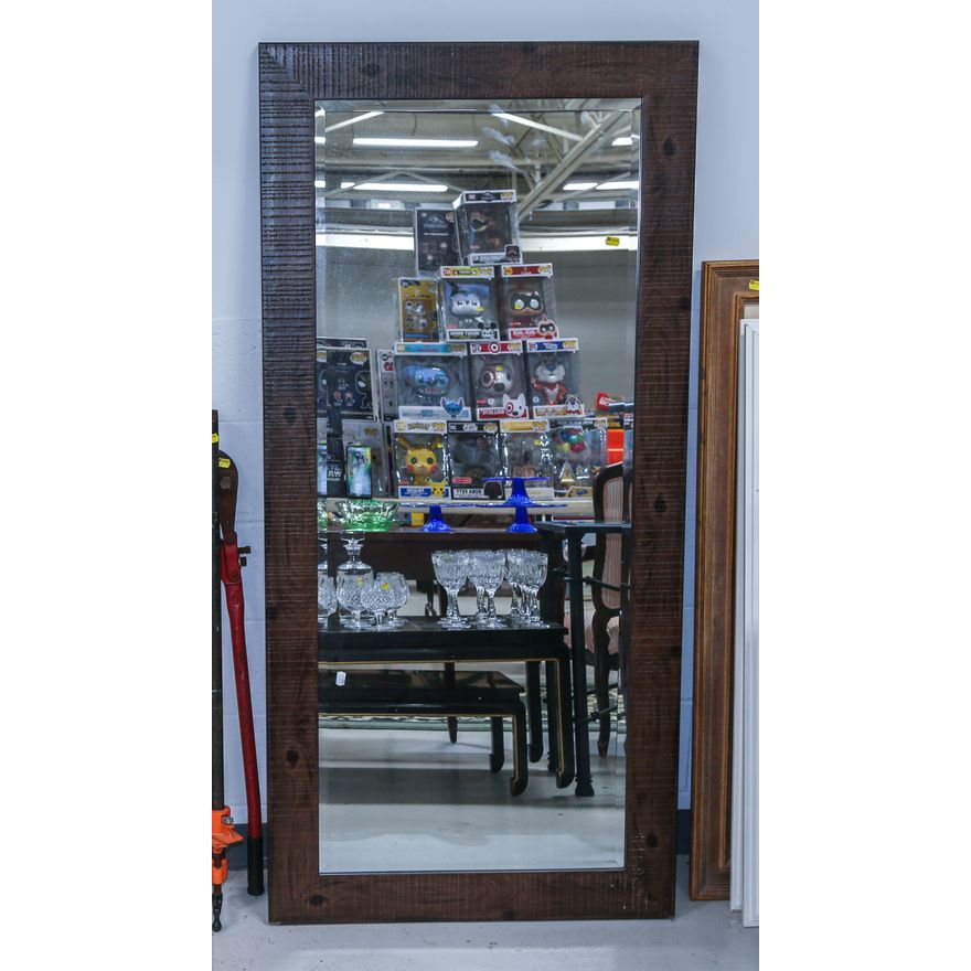 Tall Mirror in Rustic Style Frame