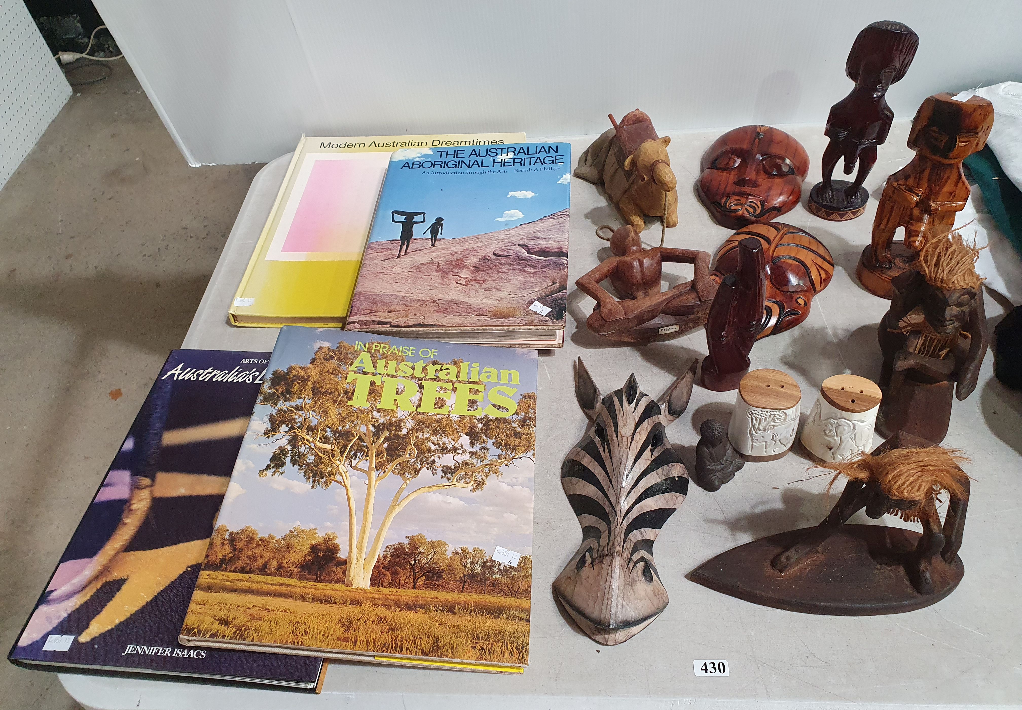 Four Australian Themed Volumes Together With A Group Of Figures