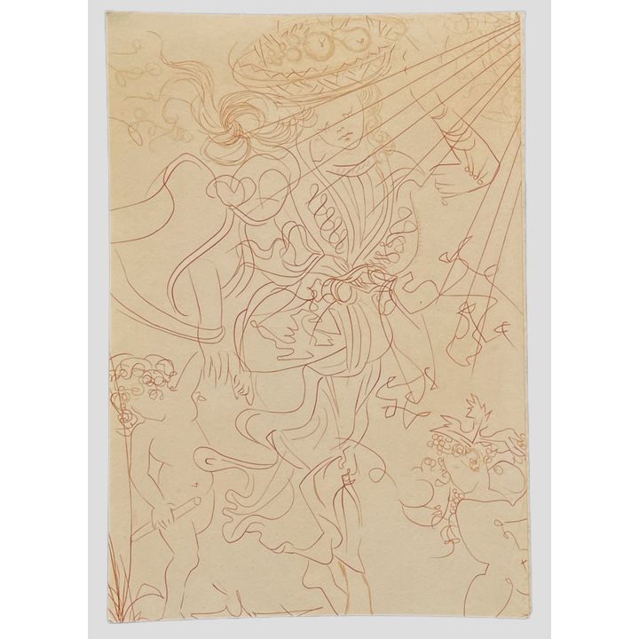 SALVADOR DALI Autumn Etching