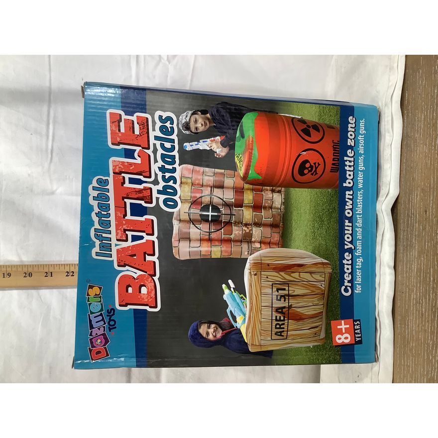 Dazmers Toys Inflatable Battle Obstacles -Create Your Own Battle Zone