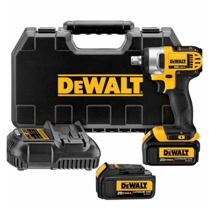DeWalt Cordless Impact Wrench 1/2" 20V w/ European harger Comes w/ US Adapter