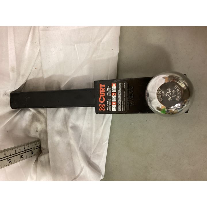 Curt 3,500lbs Gross Trailer WT, 350lb Max Tongue WT, 1 1/4'' Drop, 3/4'' Rise, 3/4'' Hole Trailer Hitch