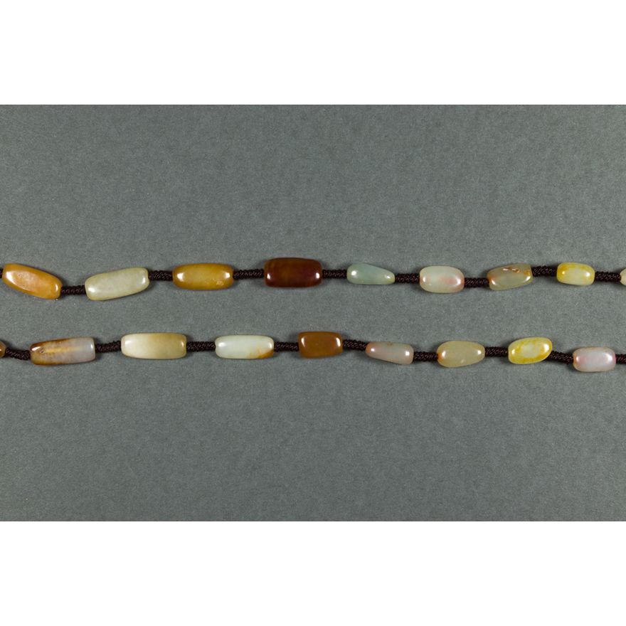 Chinese jade beads necklace