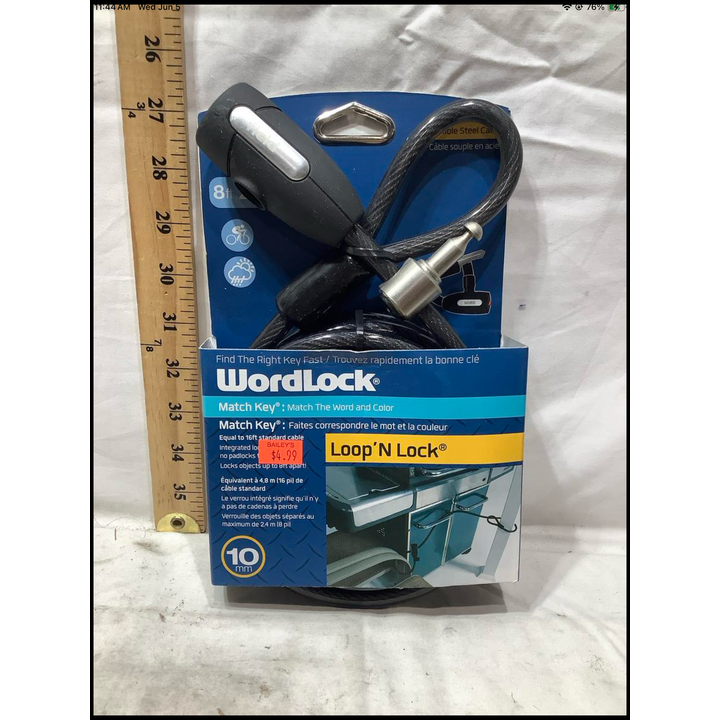 WordLock 8ft Loop'N Lock