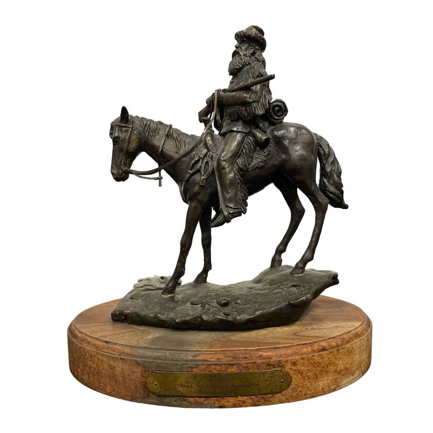 After Remington "Trapper" Bronze Sculpture by Ronadro