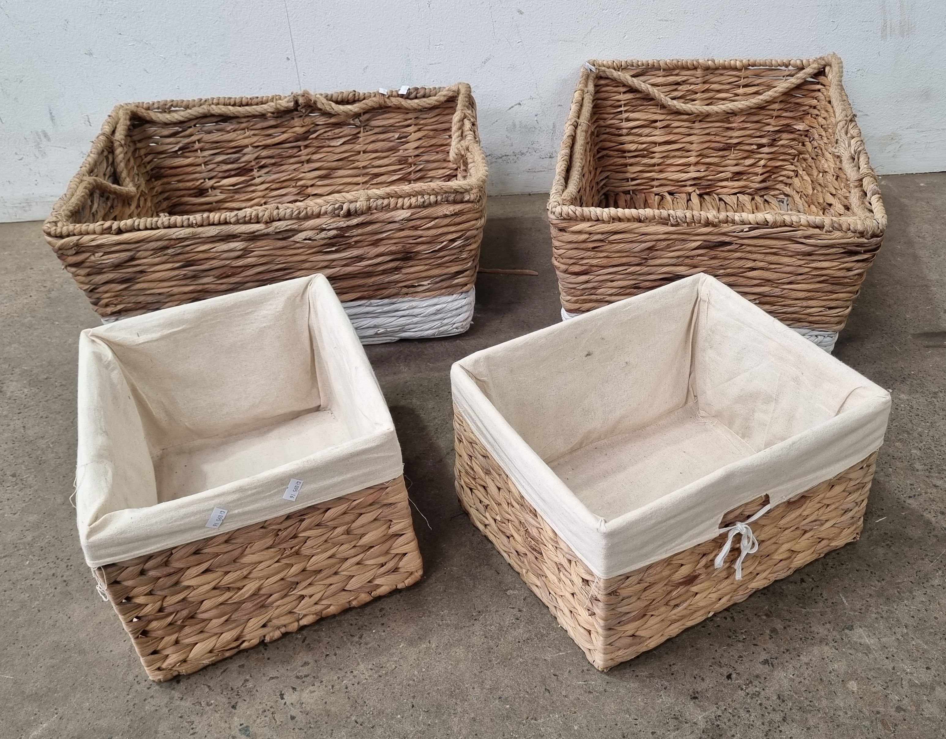 Four Wicker Baskets