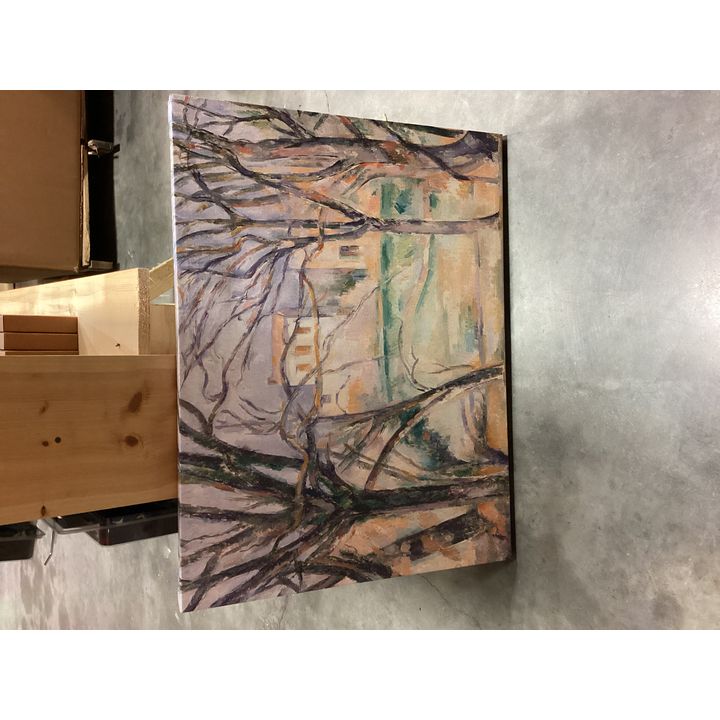 "Trees & Houses" 25'' x 33'' Canvas Painting