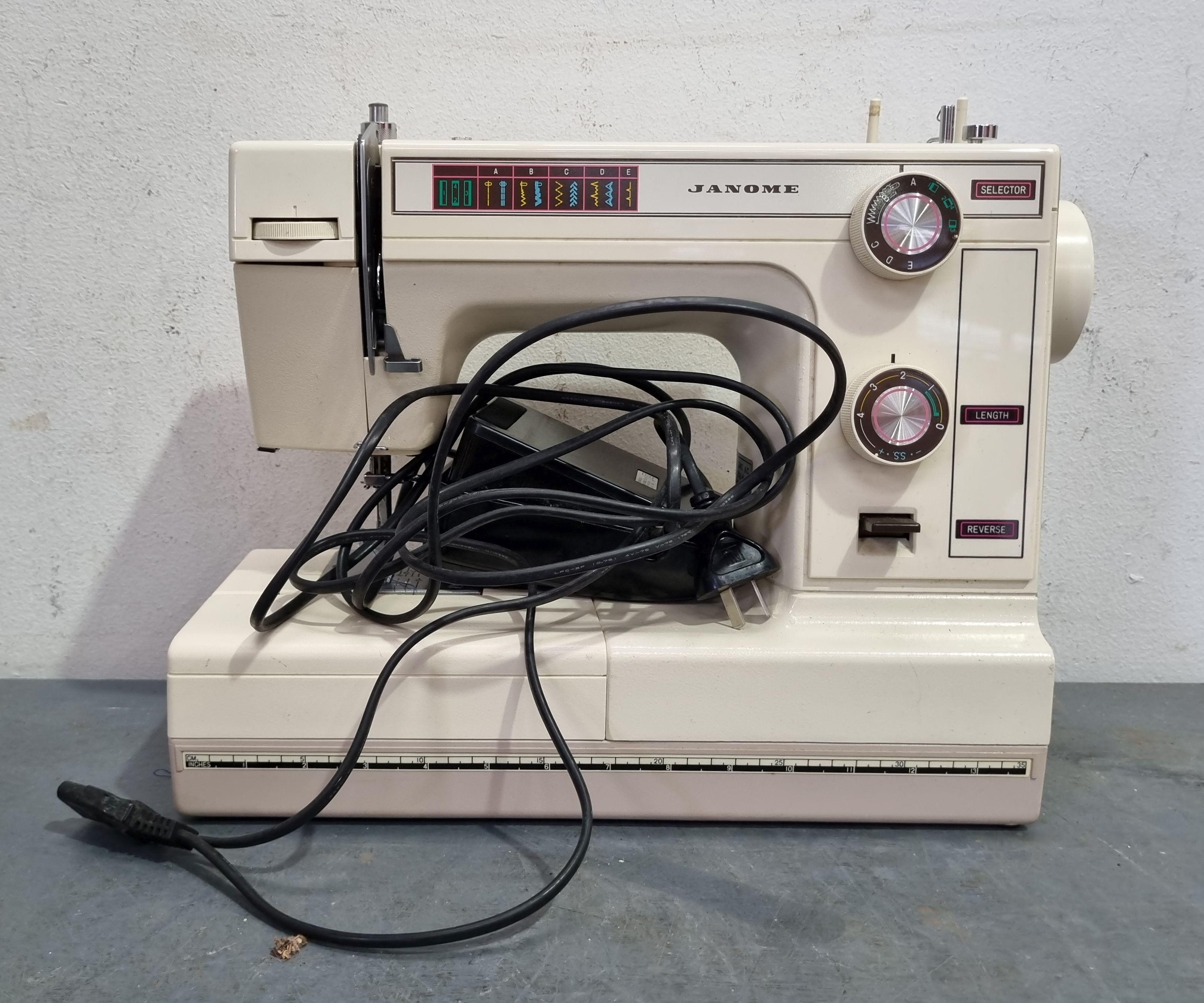 A JANOME SEWING MACHINE