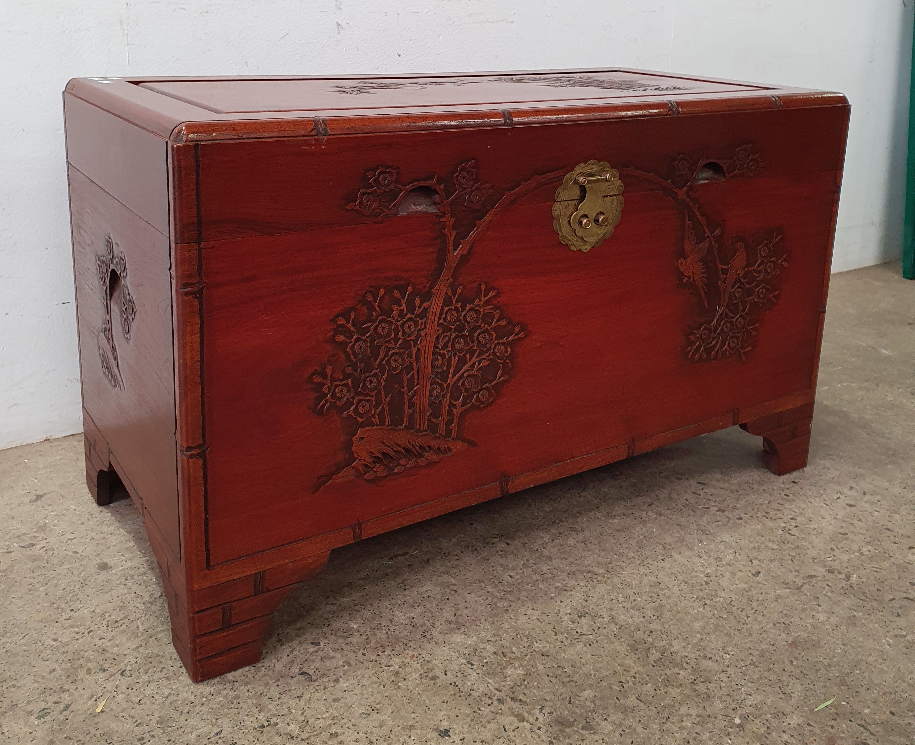 An Asian Blanket Box/Chest