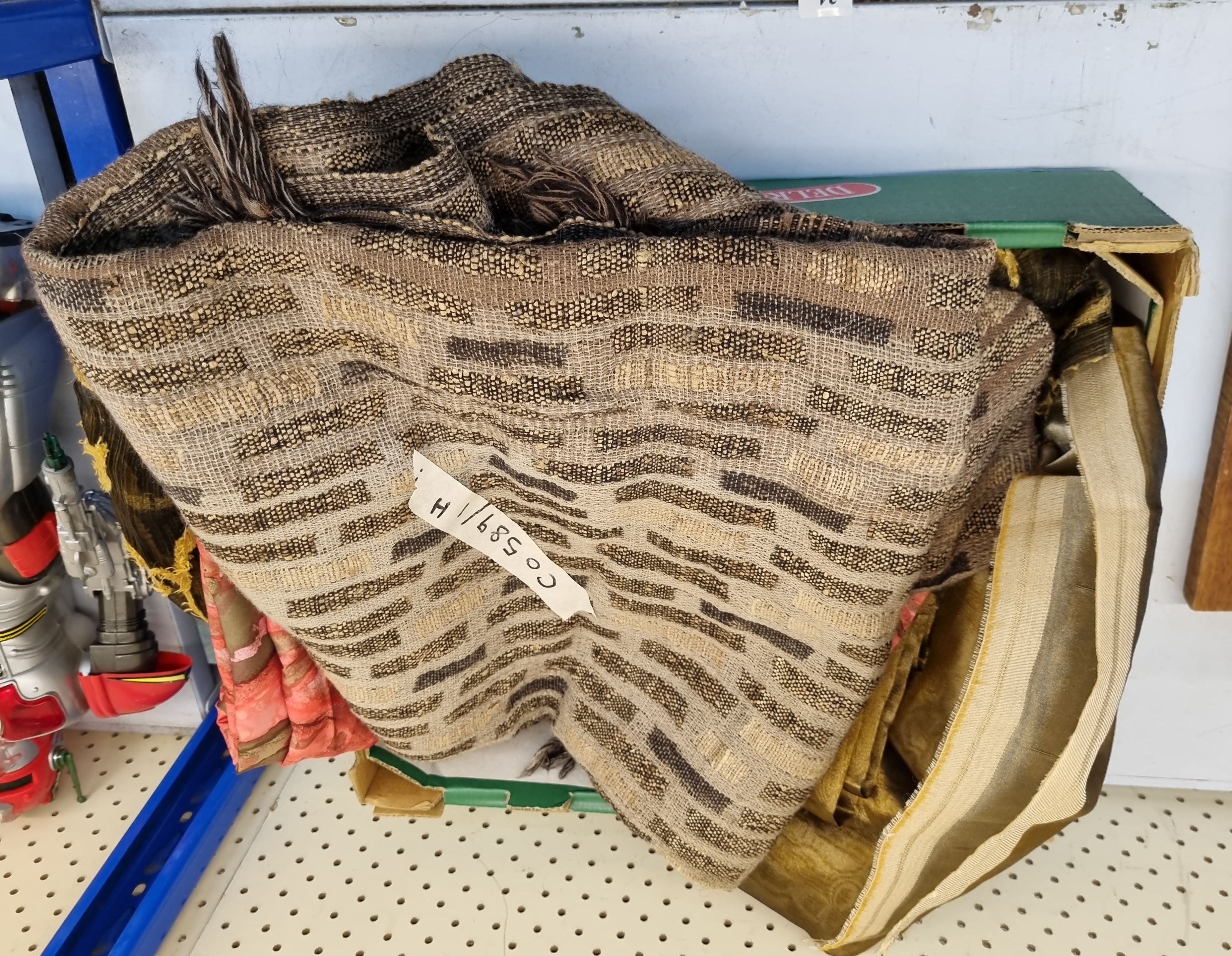 24 · A BOX OF VARIOUS FABRICS