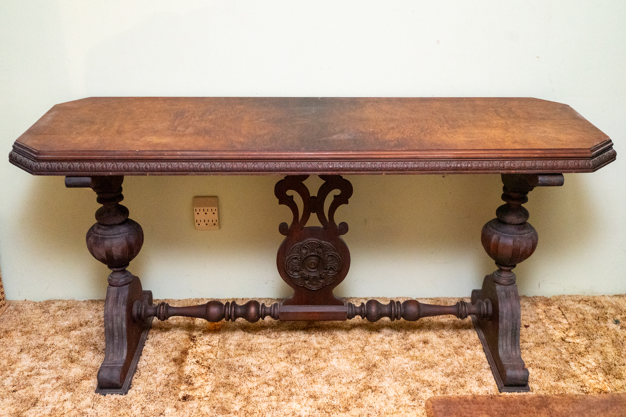 English Renaissance Style Console Table | Harritt Group, Inc
