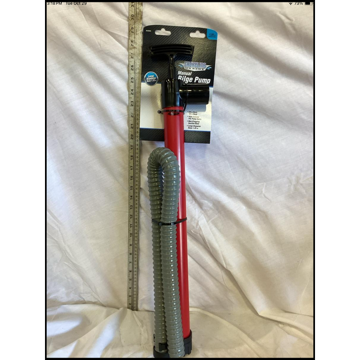 Shoreline Manual Bilge Pump-24'' Body, 36'' Hose (1.25'' Dia Hose)