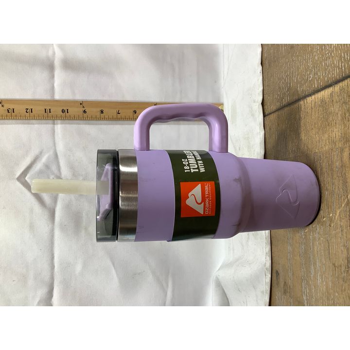 Ozark Trail 18oz Purple Tumbler with Straw