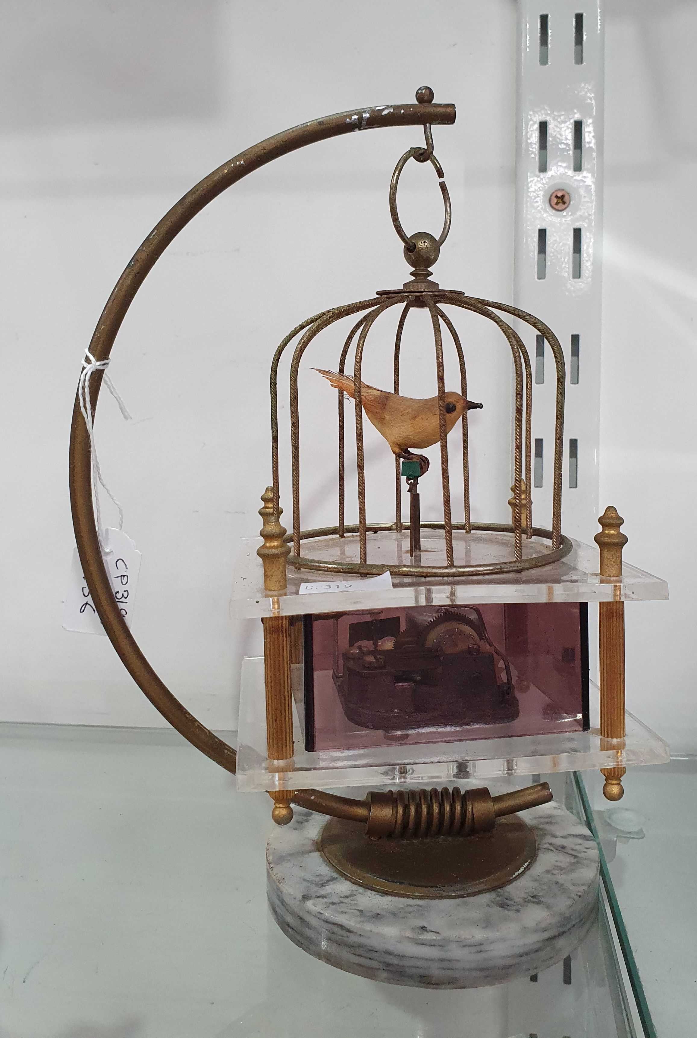 A Sankyo Bird Cage Music Box
