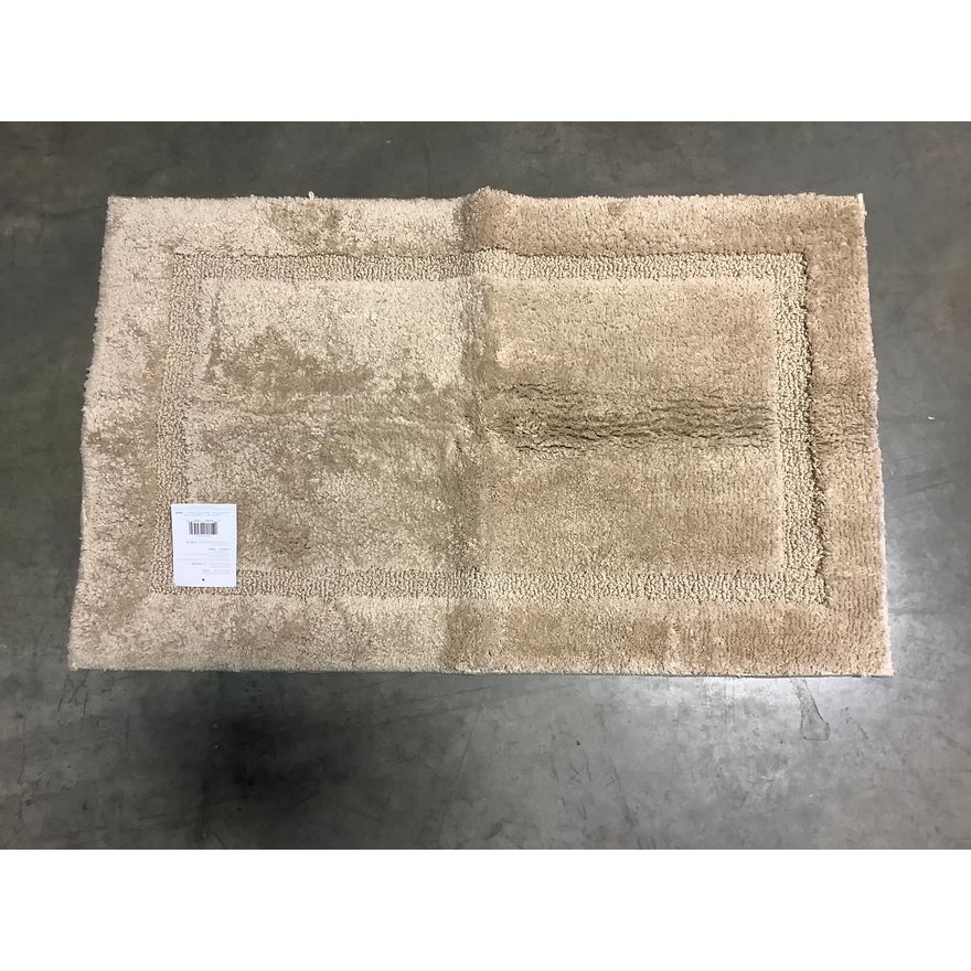 iDesign Accent Rug Brown/Beige Bath Mat 21x34