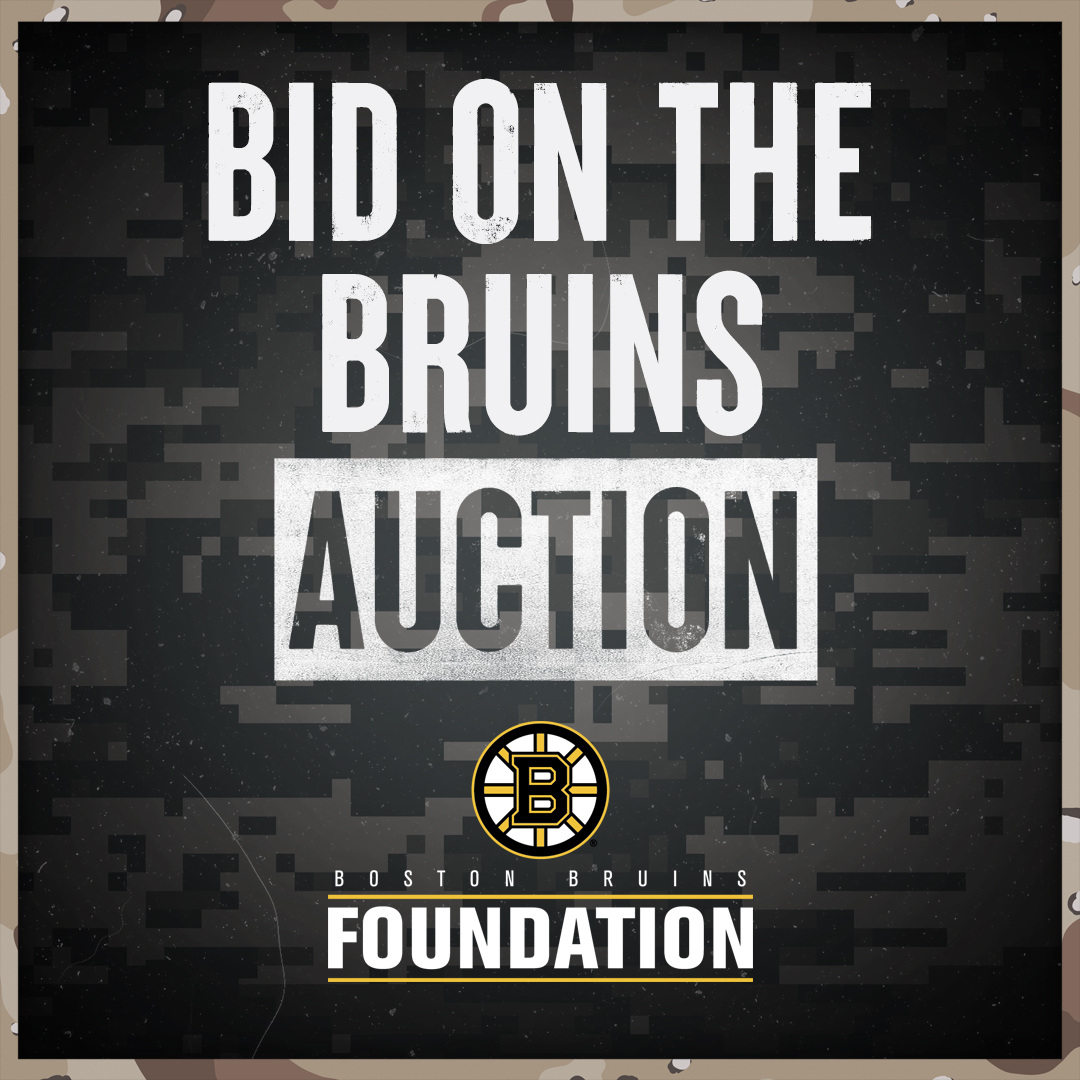 Boston Bruins Warm up Worn Military Appreciation Jersey