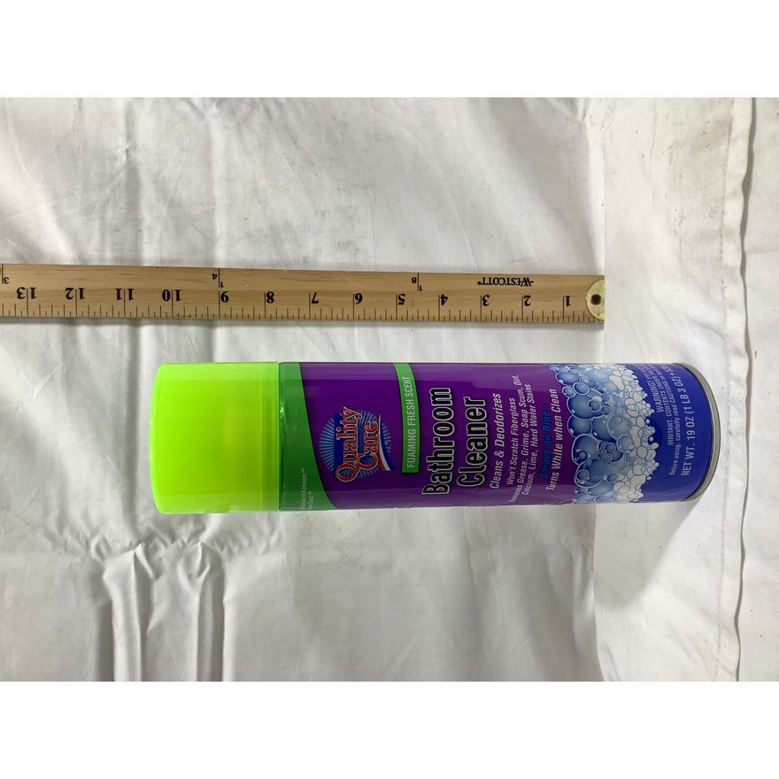 Quality Care Foaming Fresh Scent Bathroom Cleaner 19oz