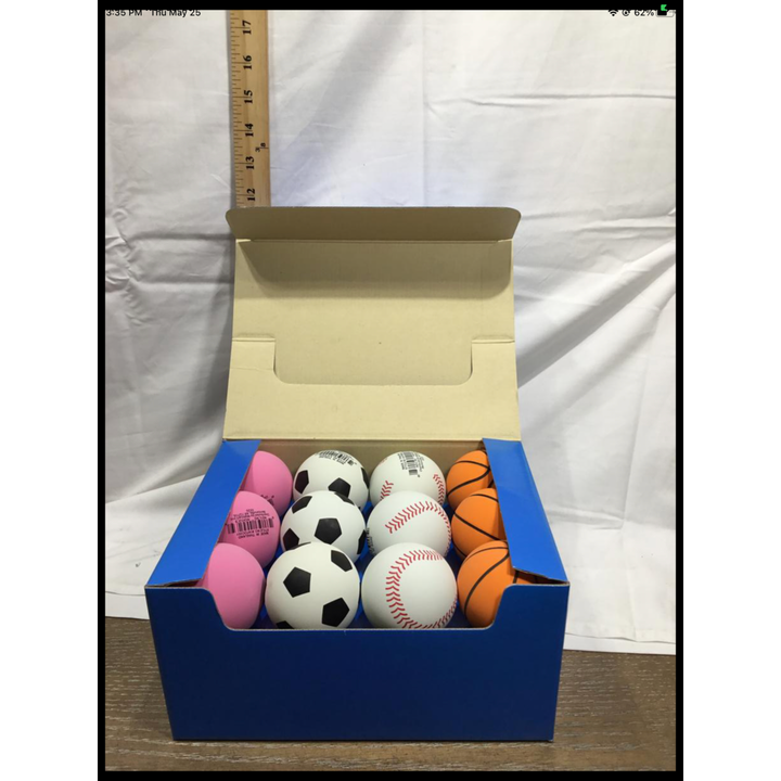 Buying (24) Assorted Bouncy Balls