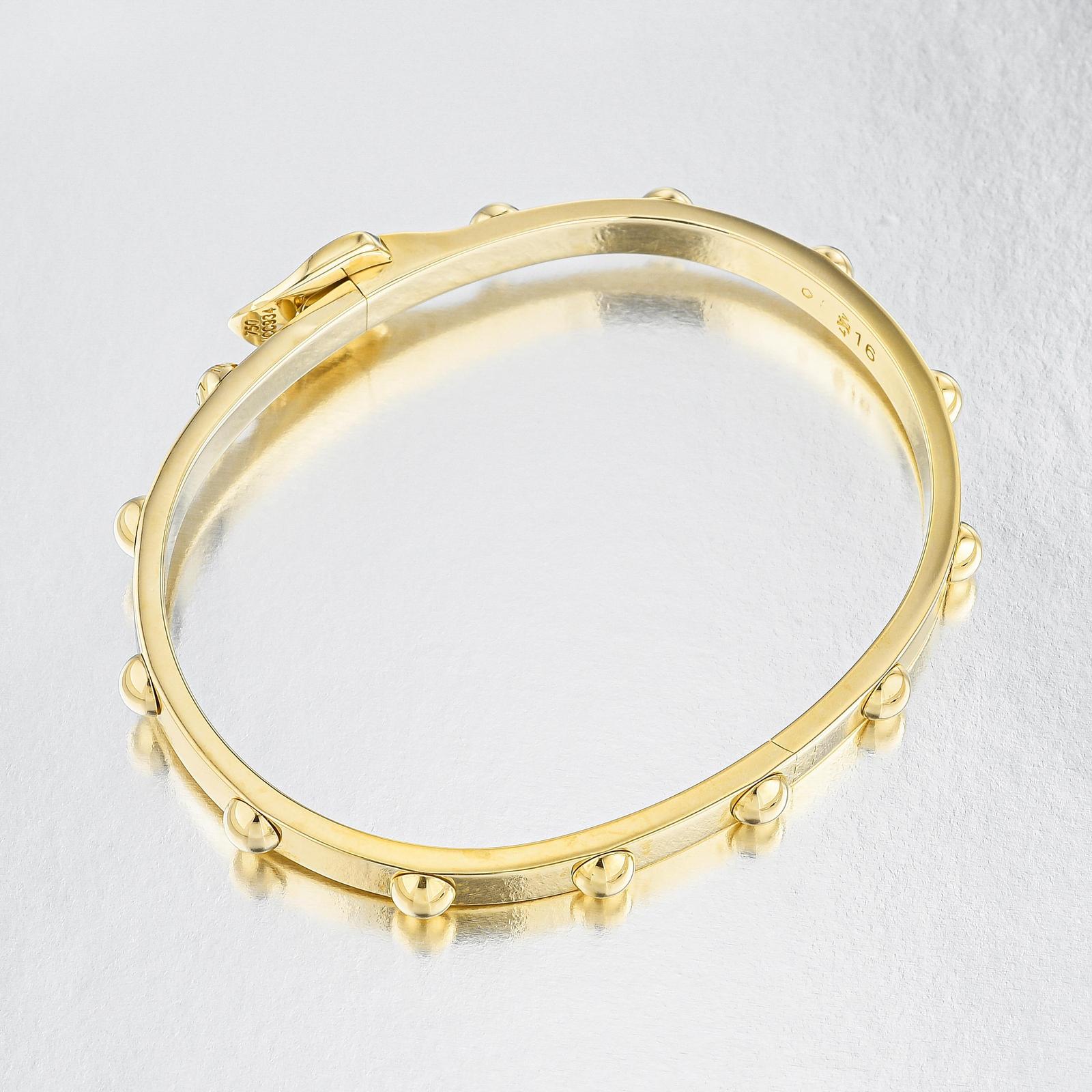Louis Vuitton Clous Gold Bangle – Opulent Jewelers