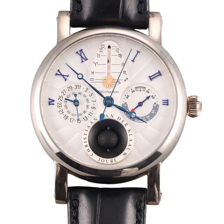 Christiaan Van Der Klaauw Real Moon 1980 18k Gold Watch CKRL7724