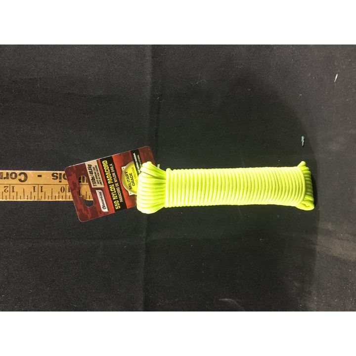 Secure Line 550 Nylon Paracord, Yellow, 50ft x 5/32 in