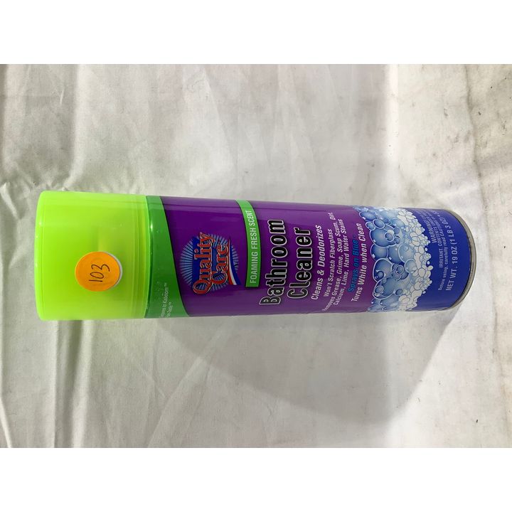 Quality Care Spray Foam Bathroom Cleaner, 19oz
