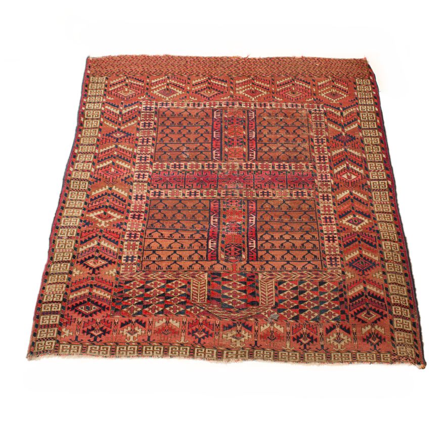 An Afghan Turkomen carpet