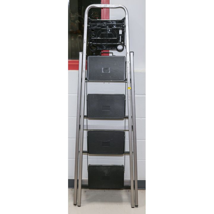 Five Step Aluminum Folding Ladder