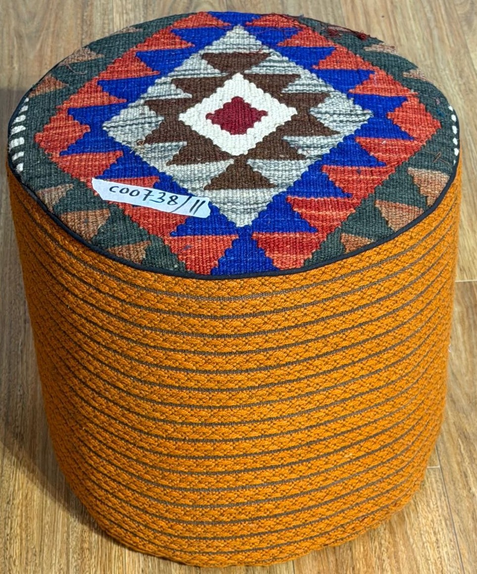 An Afghan Kilim Stool