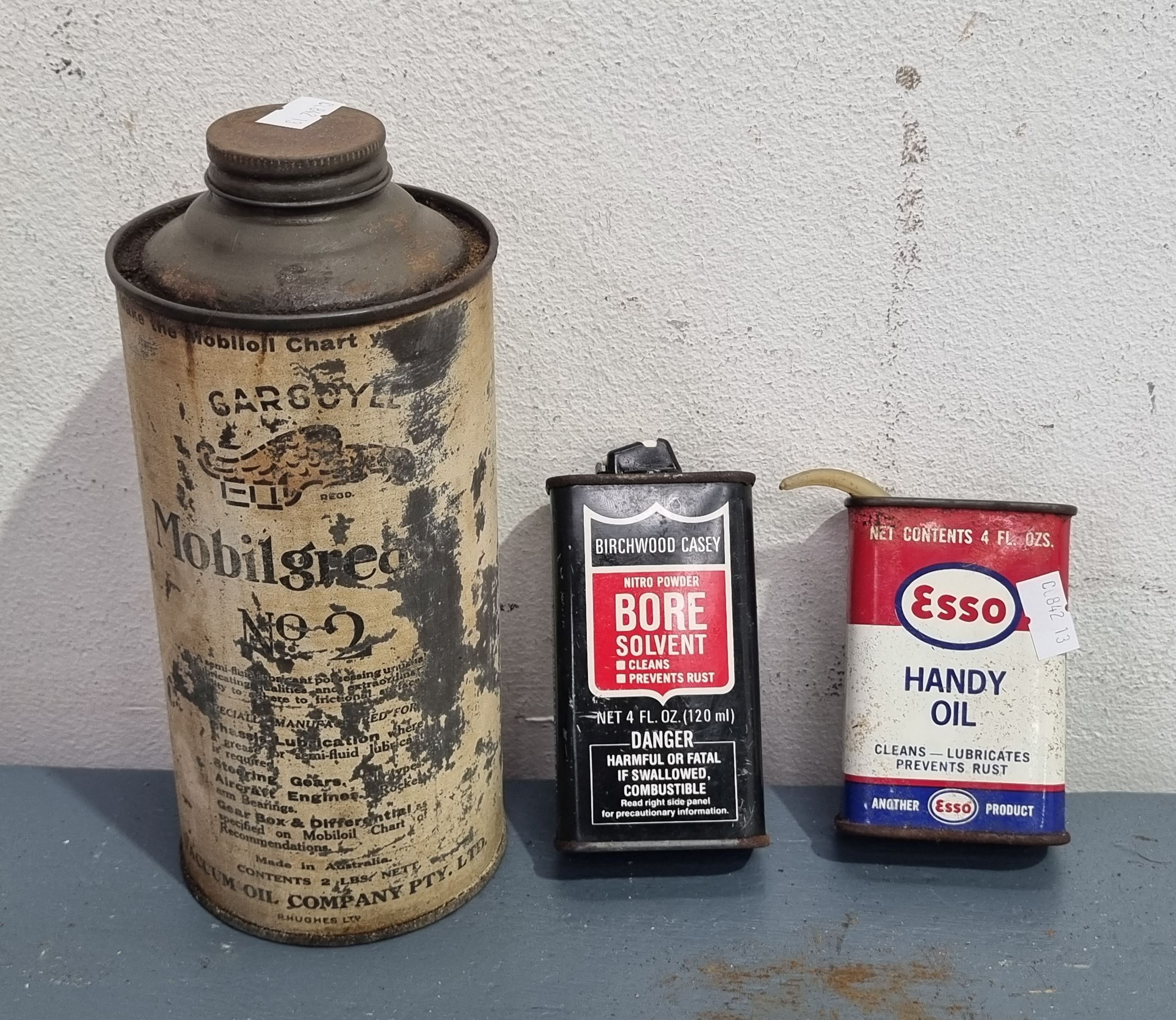Three Vintage Oil Cans