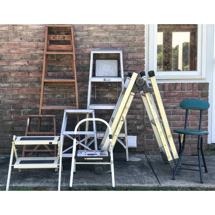 Assortment of Ladders & Step Stools