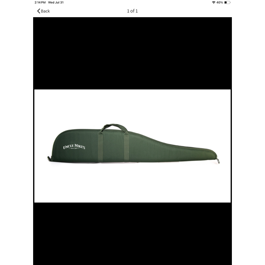 Uncle Mikes Scoped Rifle Case- Designed To Fit Most Lengths Of Shotgun Or Scoped Rifles(Medium)