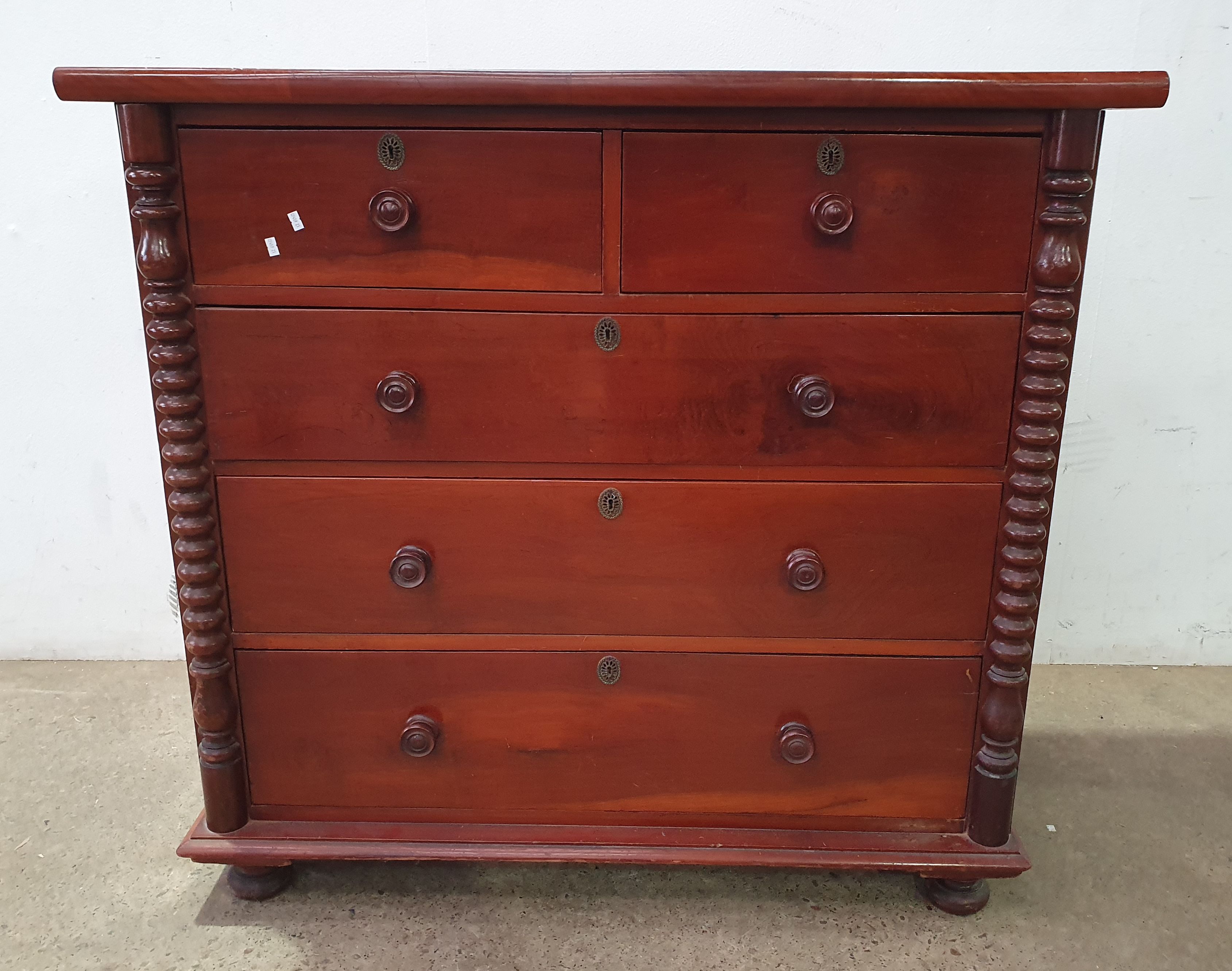A Colonial Cedar Chest Of Drawers