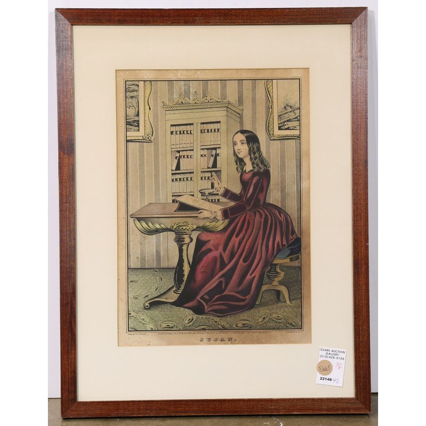Prints, N. Currier, Harriet and Susan