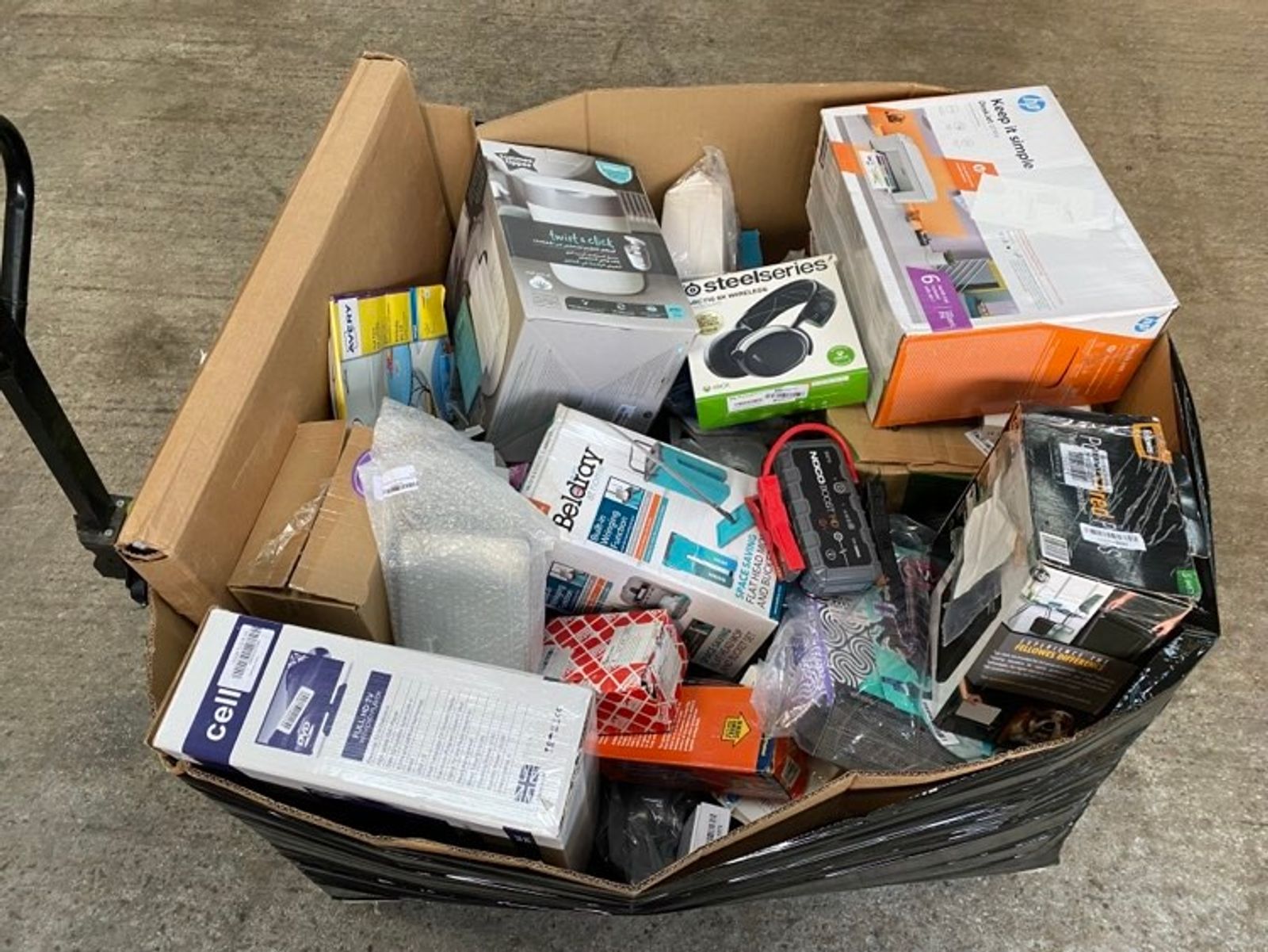Person Who Returns Objects To Former Conditions Amazon Returns Pallet | Storage Bidder